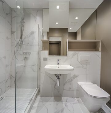 bathroom renovation basin comode shower